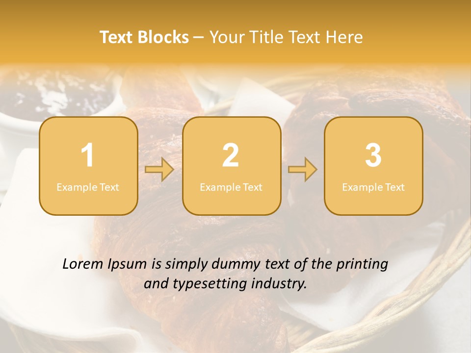 Saucer Fruit Jam Eating PowerPoint Template