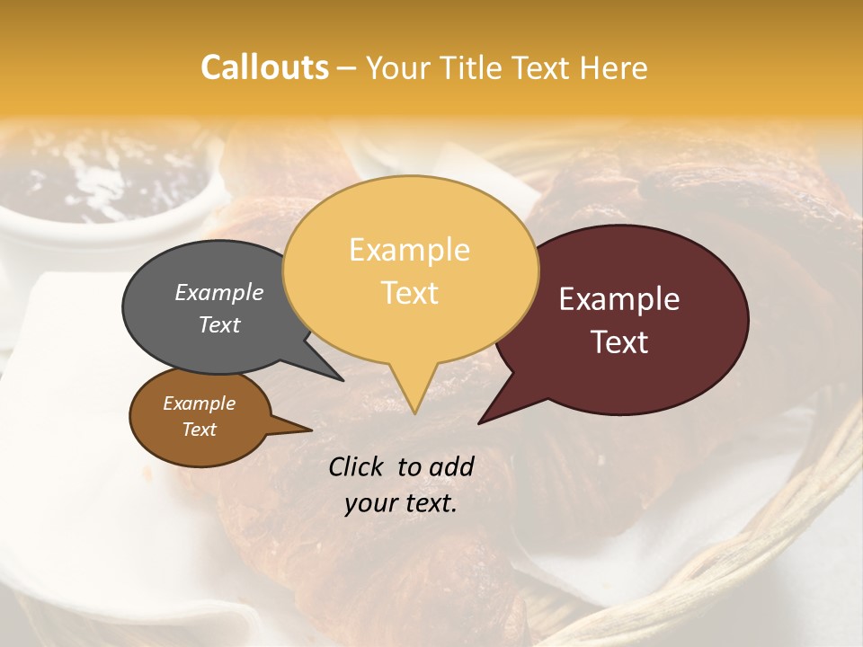 Saucer Fruit Jam Eating PowerPoint Template