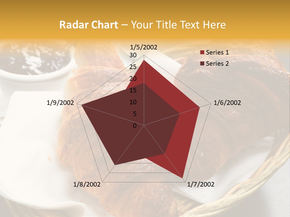 Saucer Fruit Jam Eating PowerPoint Template