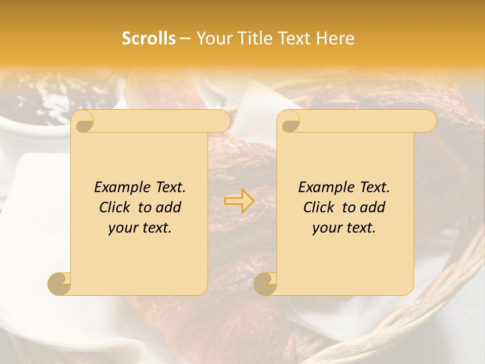 Saucer Fruit Jam Eating PowerPoint Template