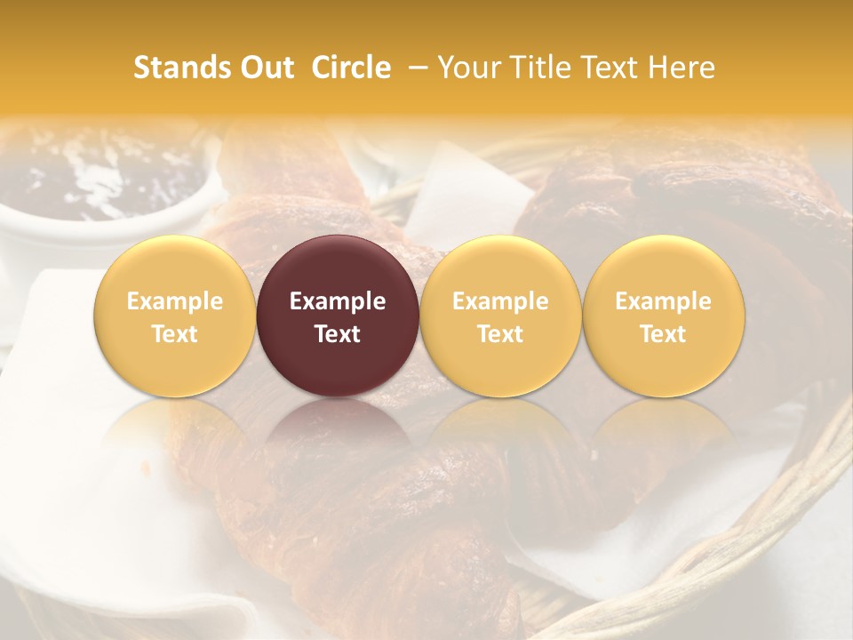 Saucer Fruit Jam Eating PowerPoint Template