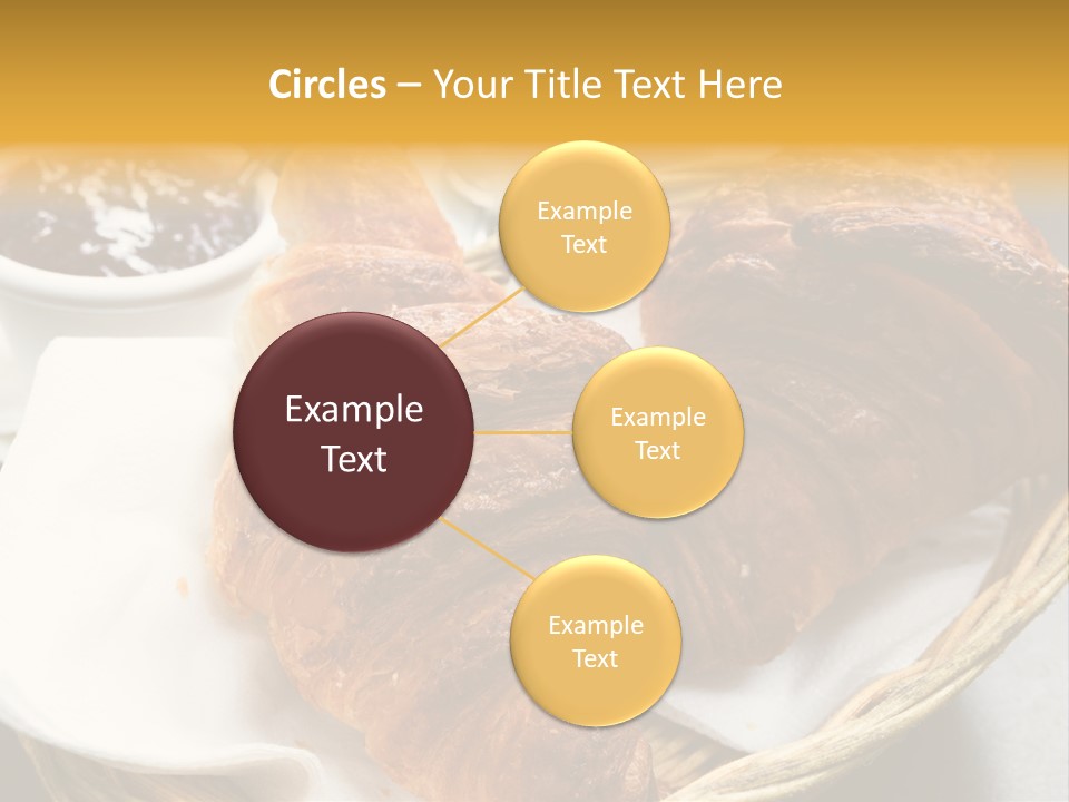 Saucer Fruit Jam Eating PowerPoint Template