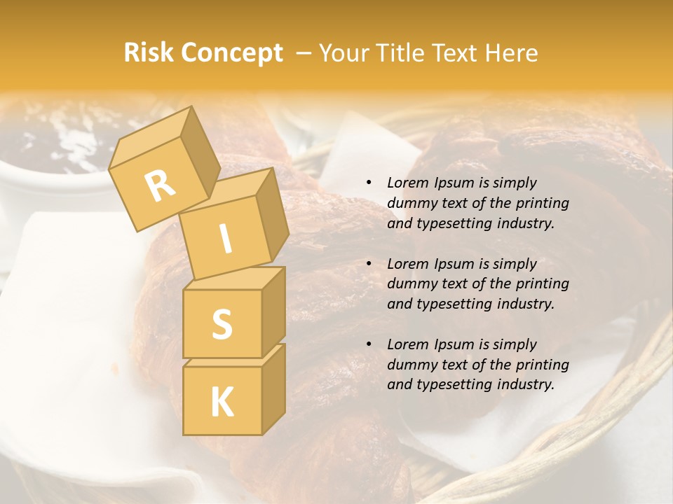 Saucer Fruit Jam Eating PowerPoint Template