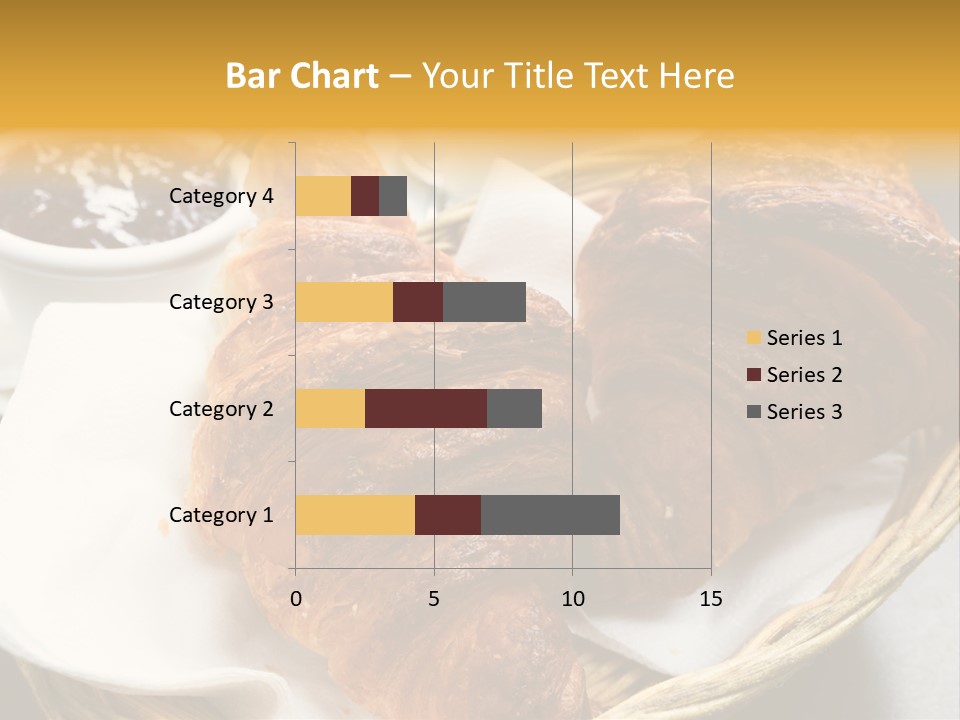 Saucer Fruit Jam Eating PowerPoint Template