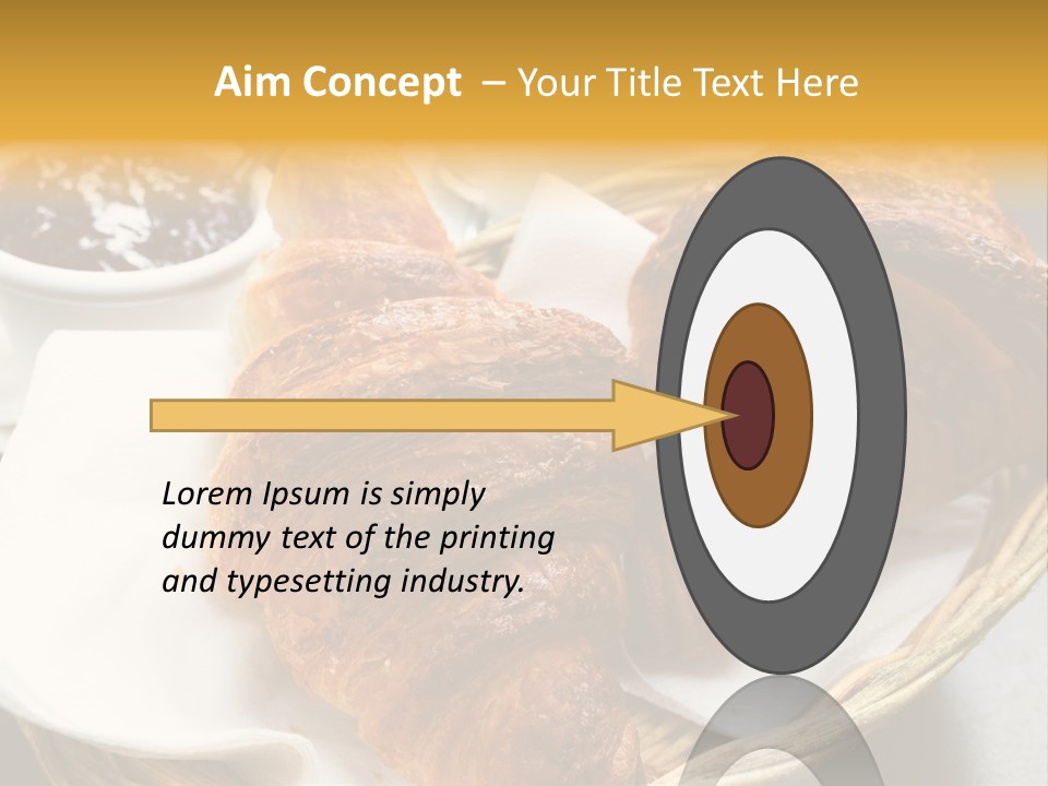 Saucer Fruit Jam Eating PowerPoint Template