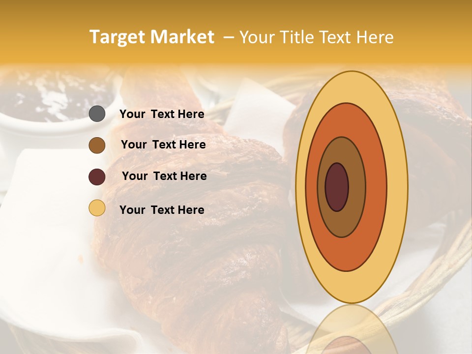 Saucer Fruit Jam Eating PowerPoint Template