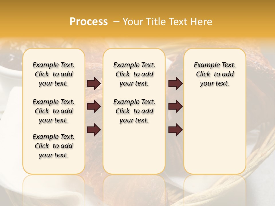 Saucer Fruit Jam Eating PowerPoint Template