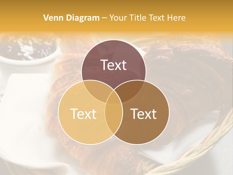 Saucer Fruit Jam Eating PowerPoint Template