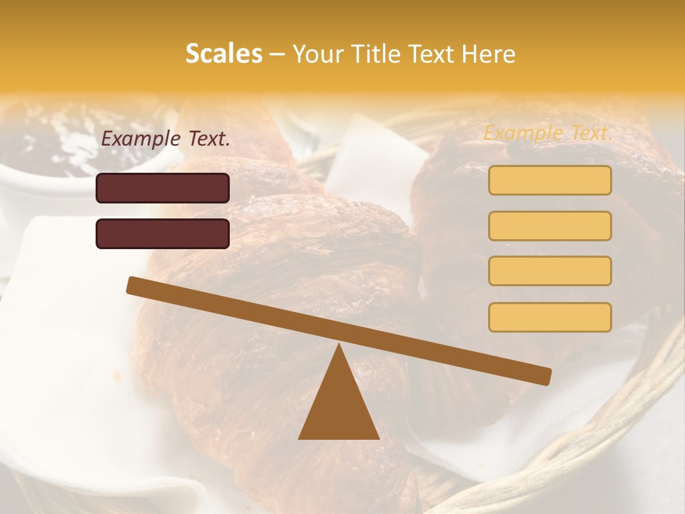 Saucer Fruit Jam Eating PowerPoint Template
