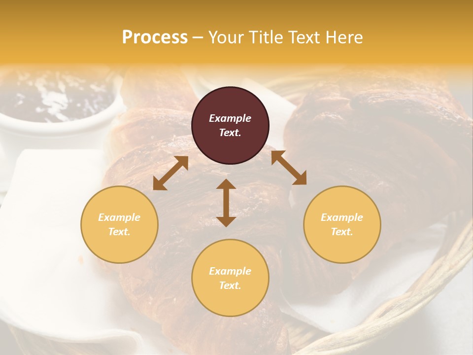 Saucer Fruit Jam Eating PowerPoint Template