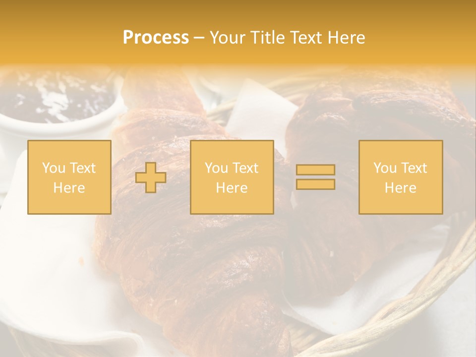 Saucer Fruit Jam Eating PowerPoint Template