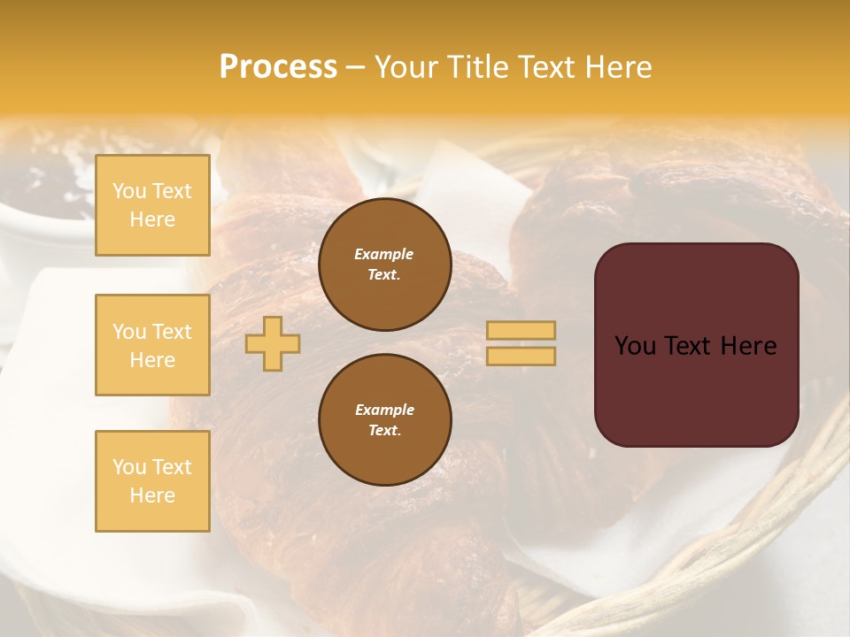 Saucer Fruit Jam Eating PowerPoint Template