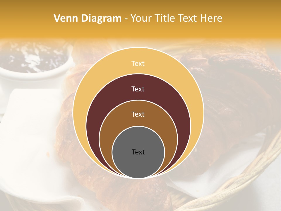 Saucer Fruit Jam Eating PowerPoint Template