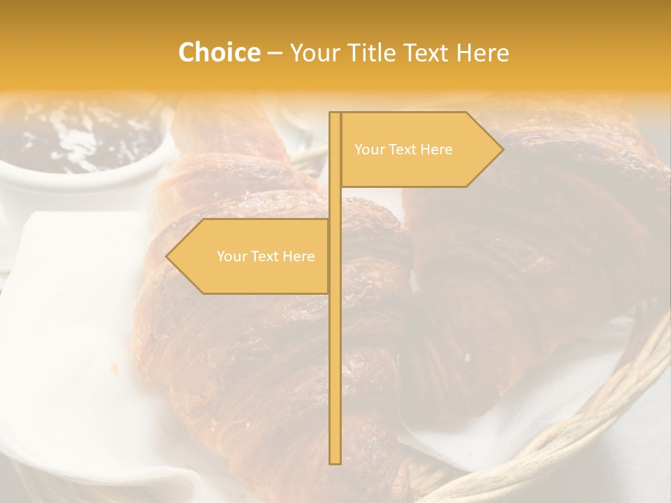 Saucer Fruit Jam Eating PowerPoint Template