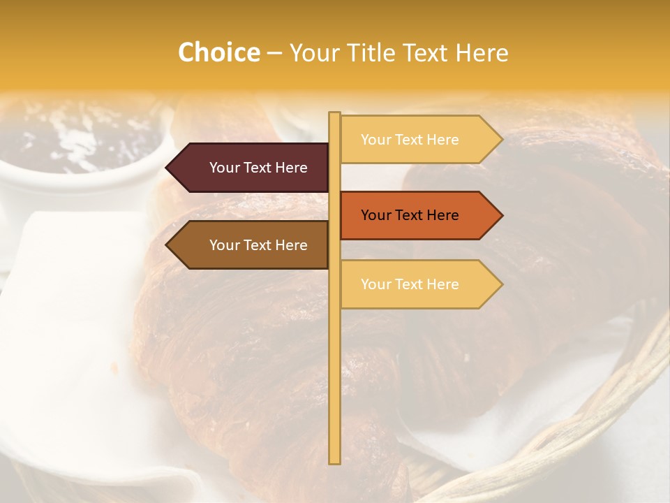 Saucer Fruit Jam Eating PowerPoint Template