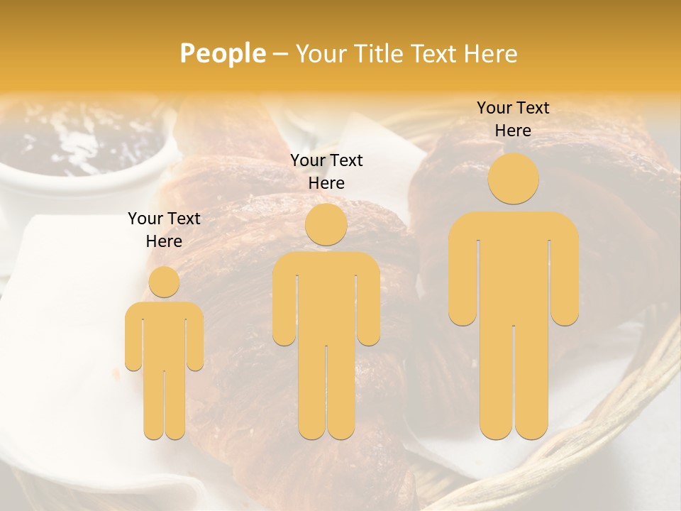 Saucer Fruit Jam Eating PowerPoint Template