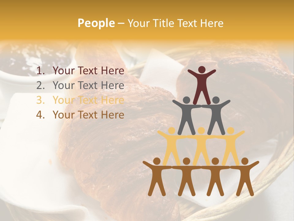 Saucer Fruit Jam Eating PowerPoint Template