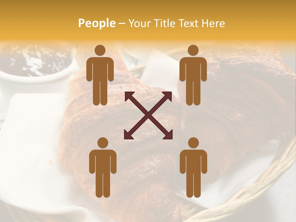 Saucer Fruit Jam Eating PowerPoint Template