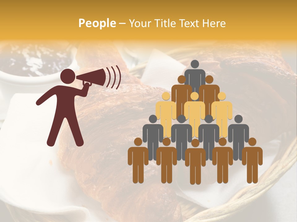 Saucer Fruit Jam Eating PowerPoint Template