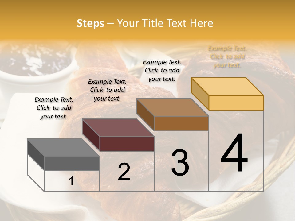 Saucer Fruit Jam Eating PowerPoint Template
