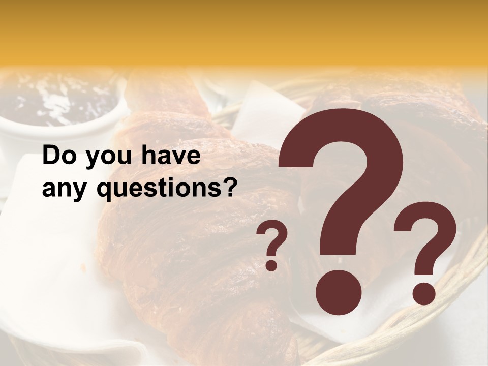 Saucer Fruit Jam Eating PowerPoint Template