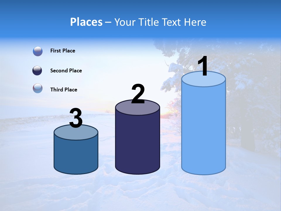 Freeze Blue Nobody PowerPoint Template