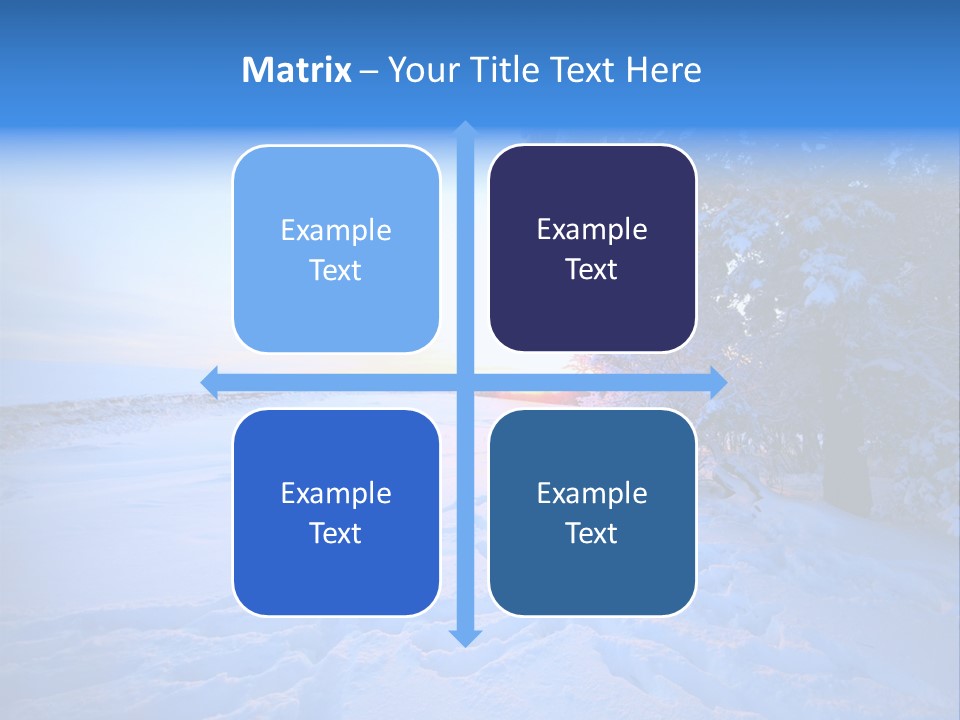 Freeze Blue Nobody PowerPoint Template