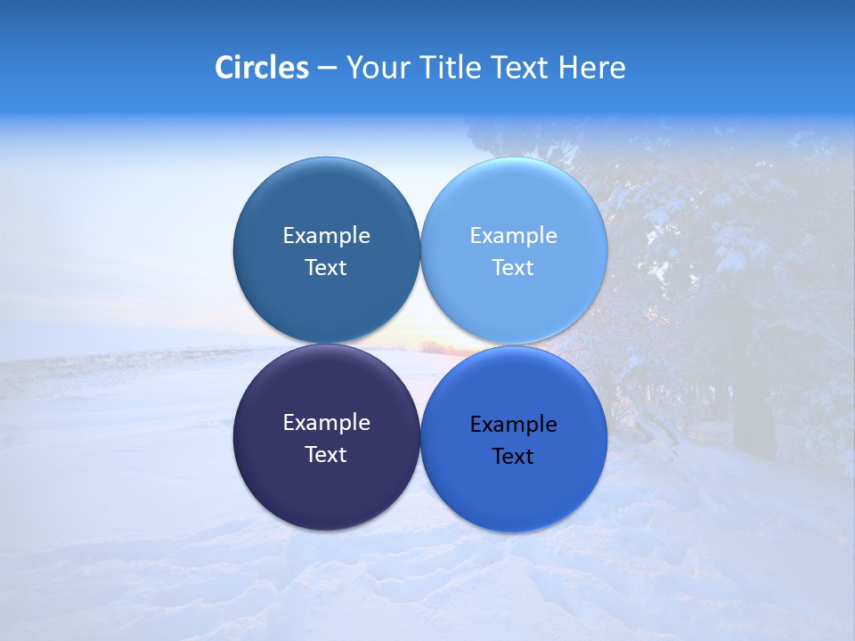 Freeze Blue Nobody PowerPoint Template