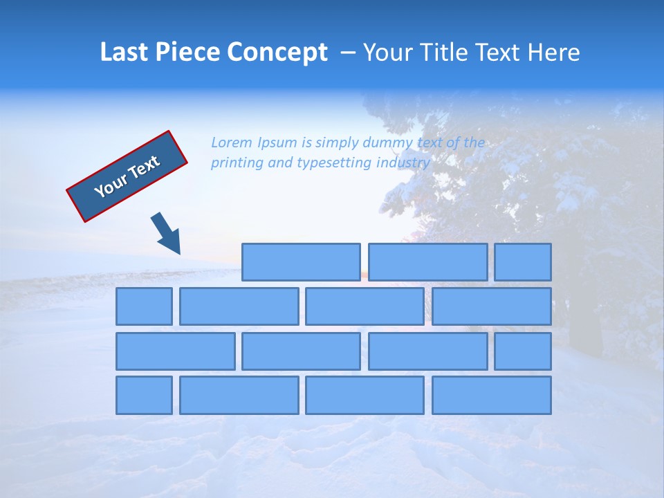 Freeze Blue Nobody PowerPoint Template