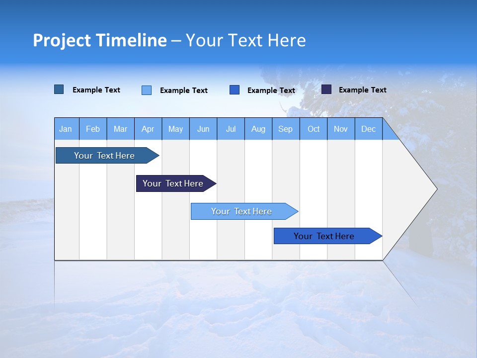 Freeze Blue Nobody PowerPoint Template