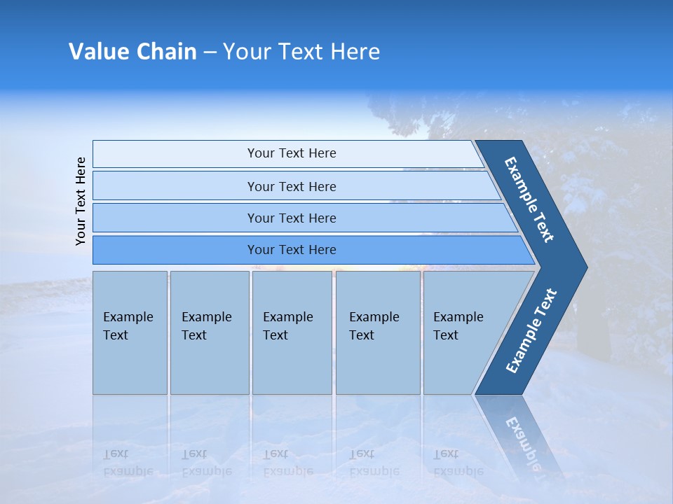 Freeze Blue Nobody PowerPoint Template