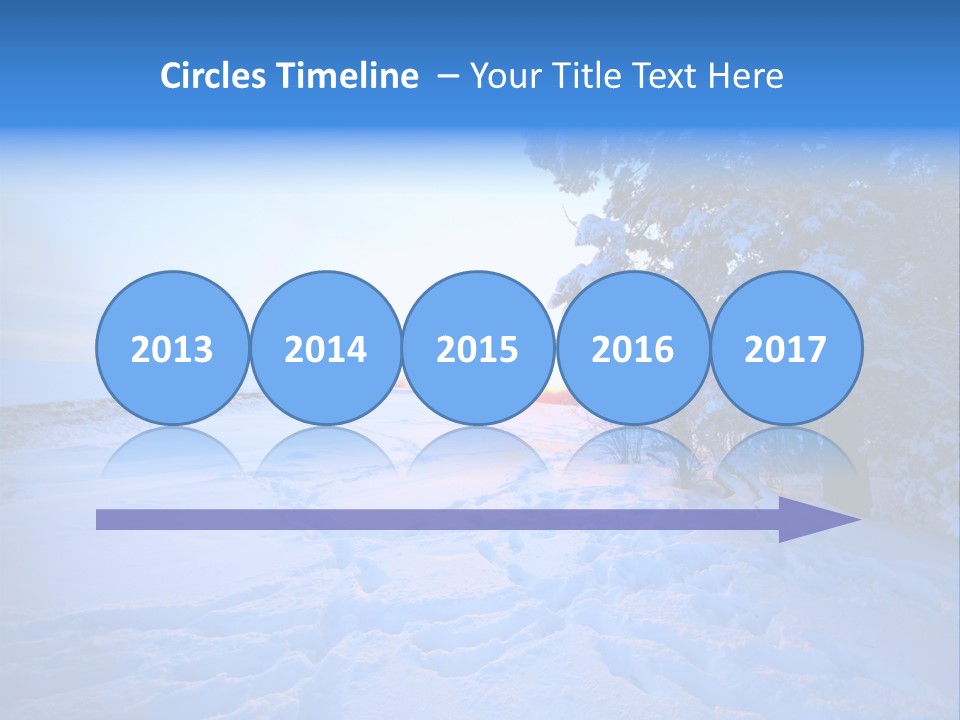 Freeze Blue Nobody PowerPoint Template