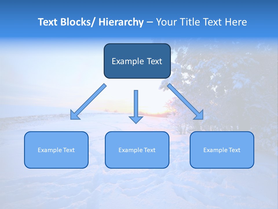 Freeze Blue Nobody PowerPoint Template