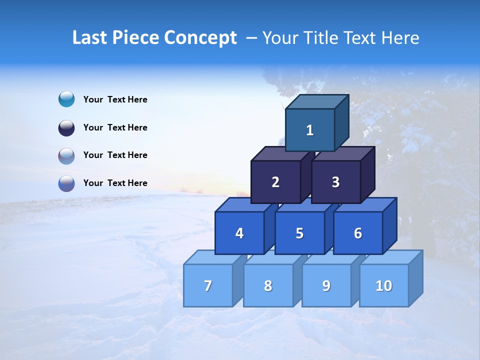 Freeze Blue Nobody PowerPoint Template