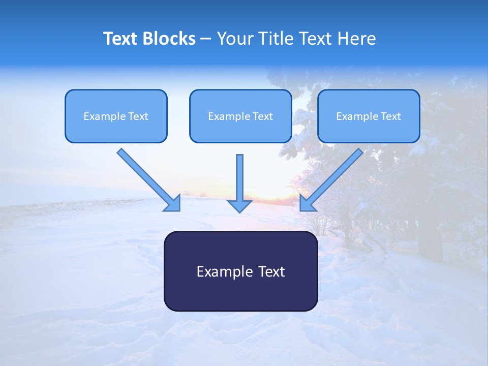 Freeze Blue Nobody PowerPoint Template