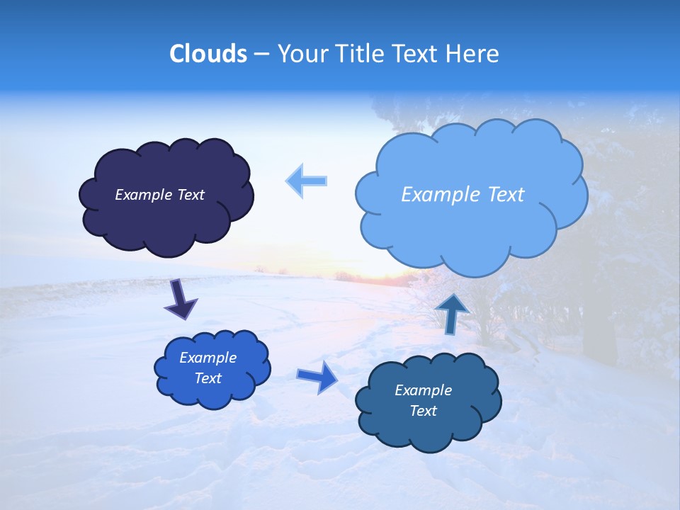 Freeze Blue Nobody PowerPoint Template