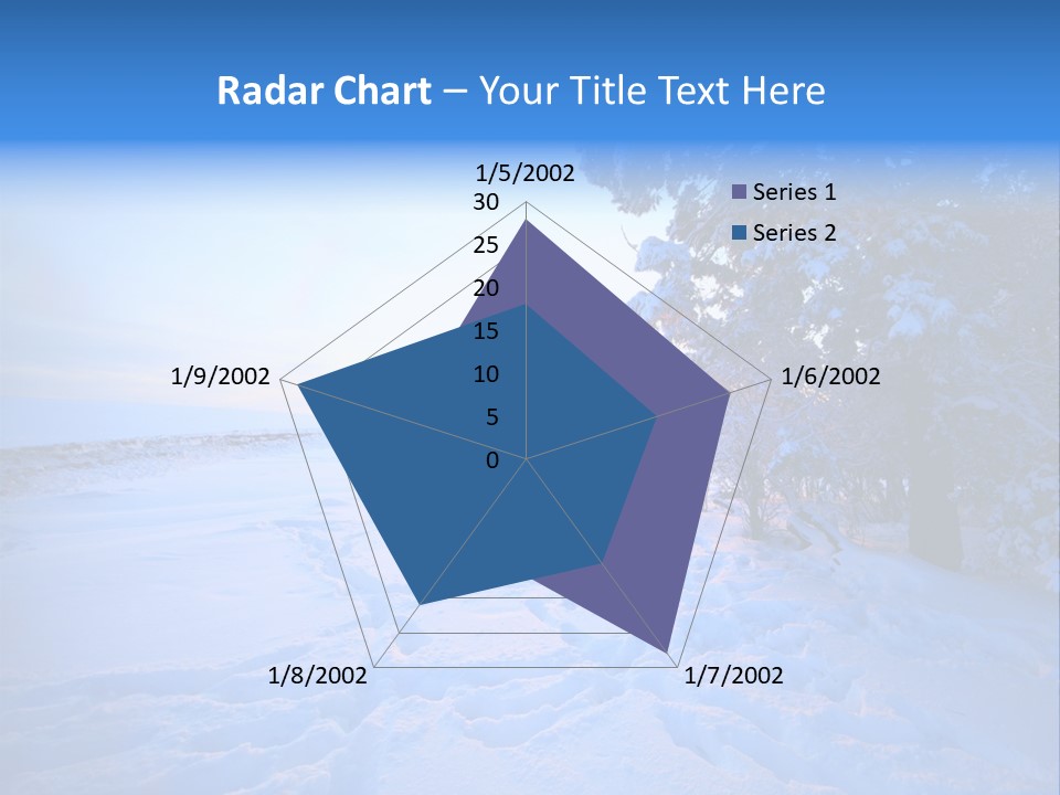 Freeze Blue Nobody PowerPoint Template