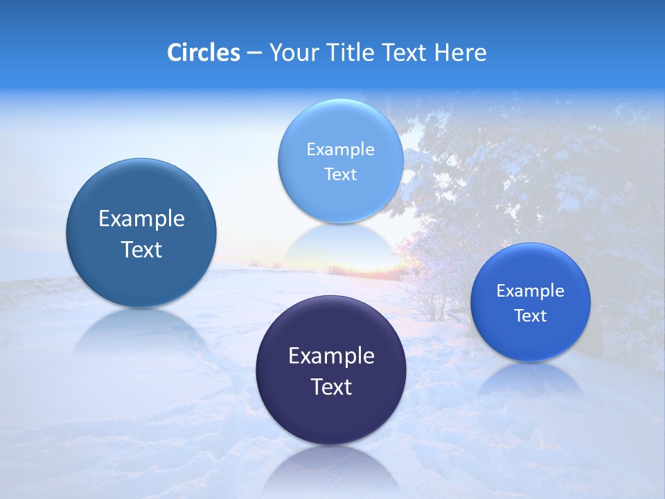 Freeze Blue Nobody PowerPoint Template