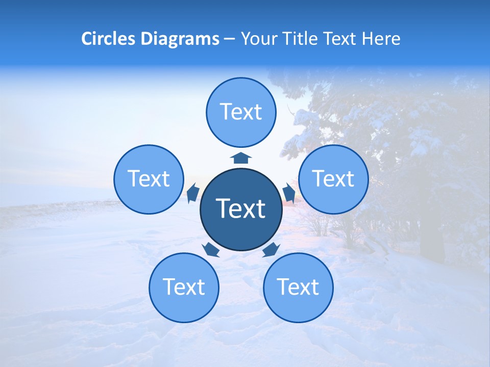 Freeze Blue Nobody PowerPoint Template