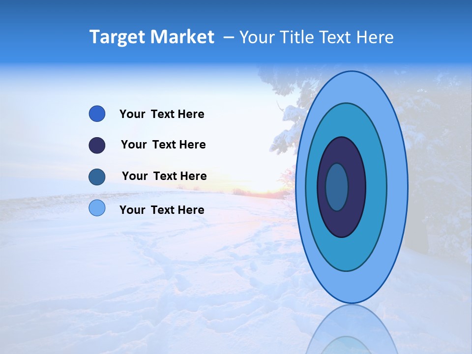 Freeze Blue Nobody PowerPoint Template