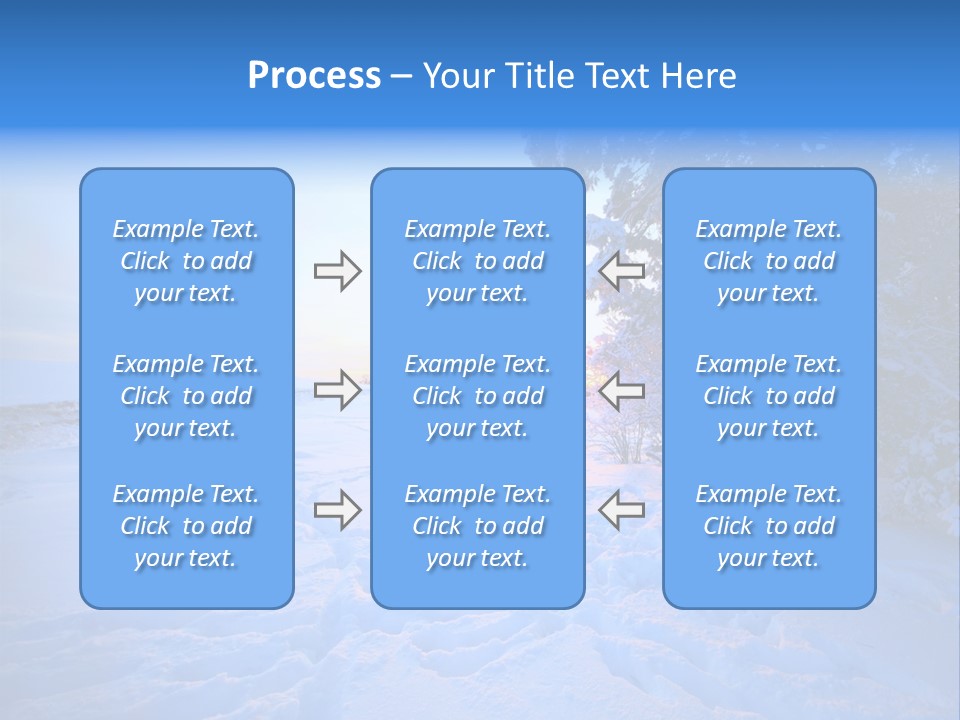 Freeze Blue Nobody PowerPoint Template