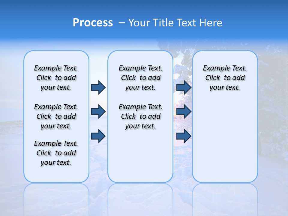 Freeze Blue Nobody PowerPoint Template