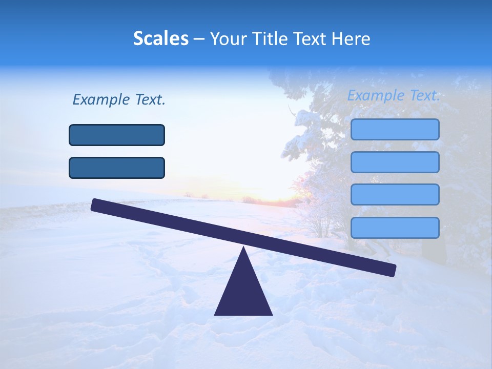 Freeze Blue Nobody PowerPoint Template