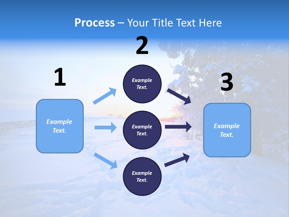 Freeze Blue Nobody PowerPoint Template