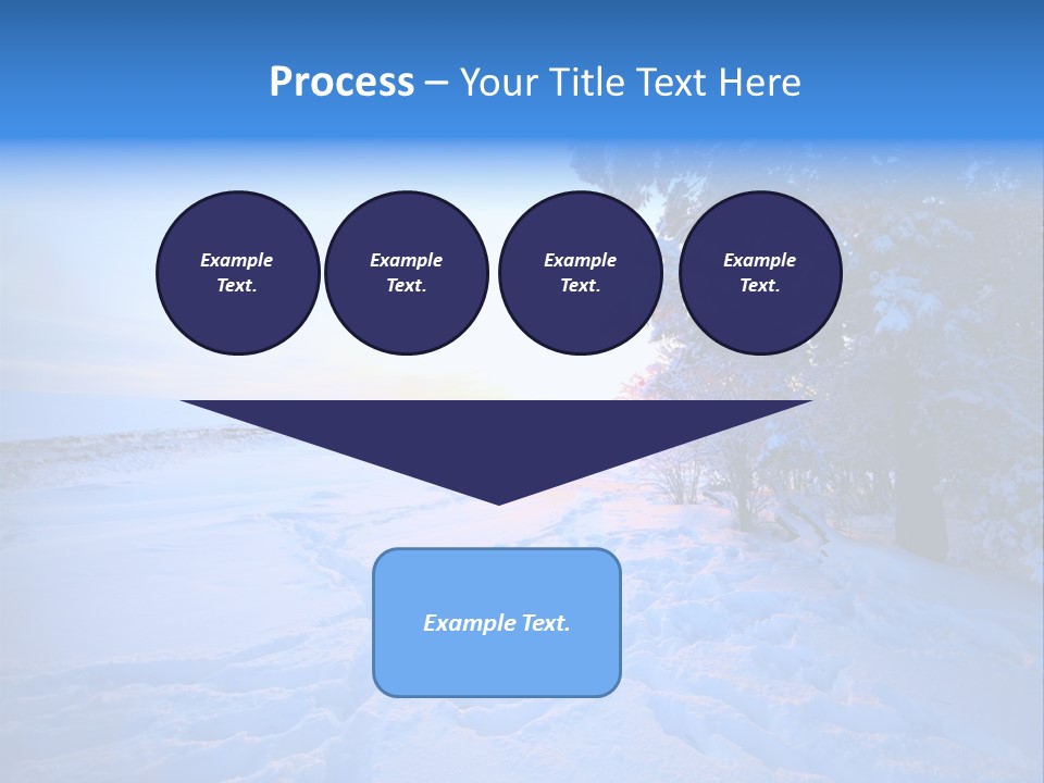 Freeze Blue Nobody PowerPoint Template