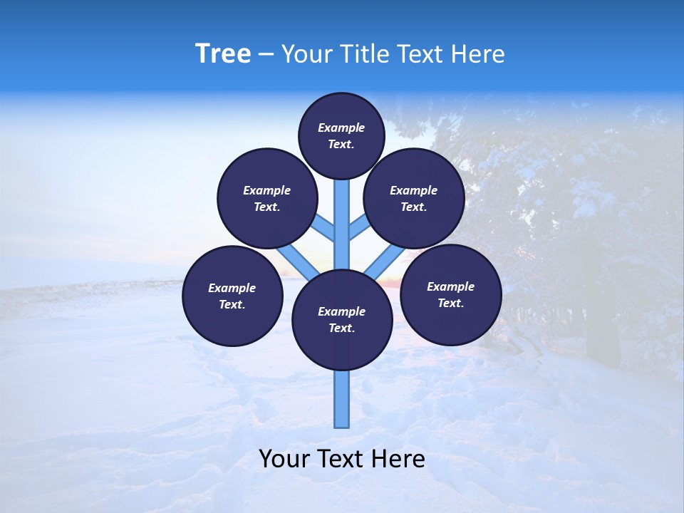 Freeze Blue Nobody PowerPoint Template