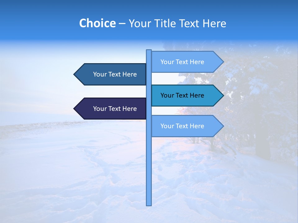 Freeze Blue Nobody PowerPoint Template
