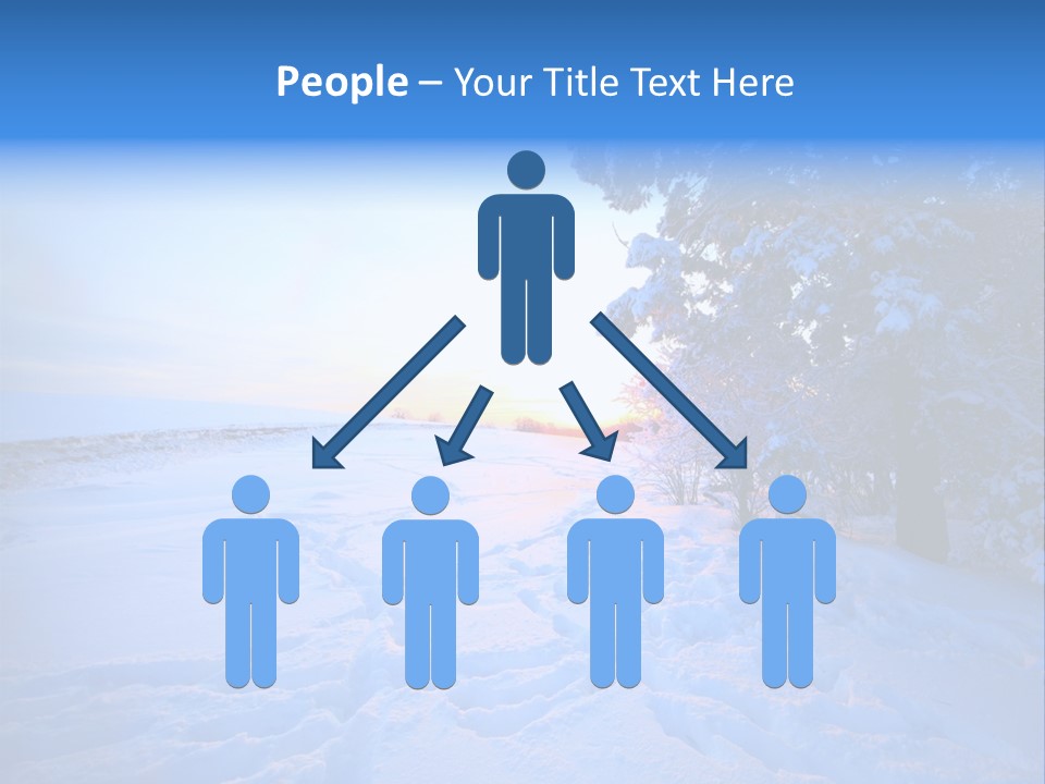 Freeze Blue Nobody PowerPoint Template
