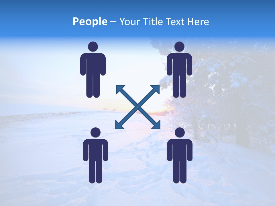 Freeze Blue Nobody PowerPoint Template