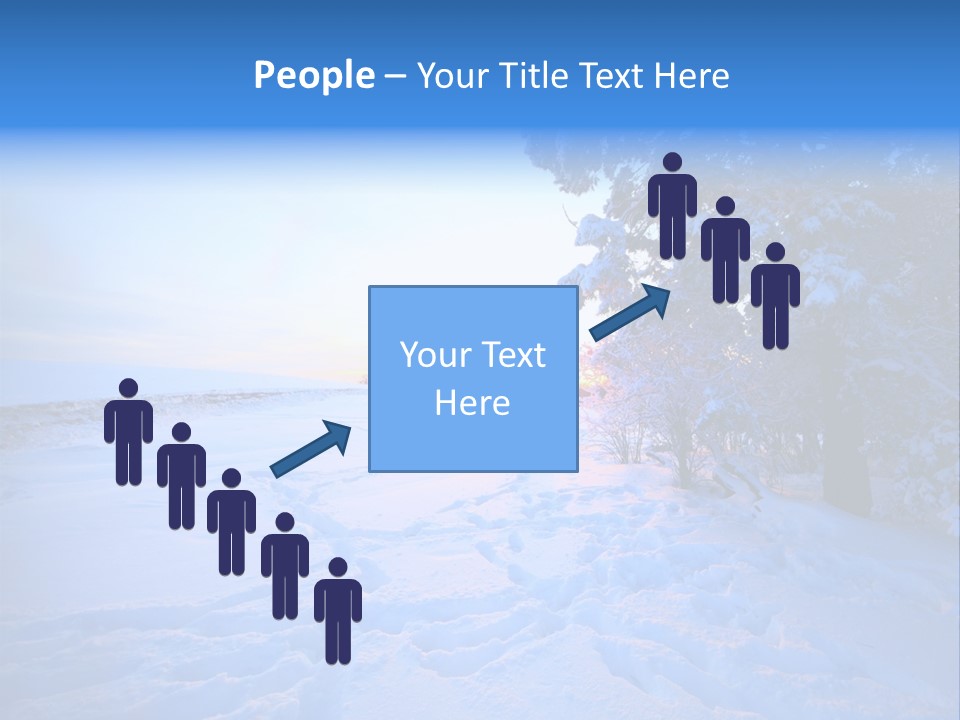 Freeze Blue Nobody PowerPoint Template